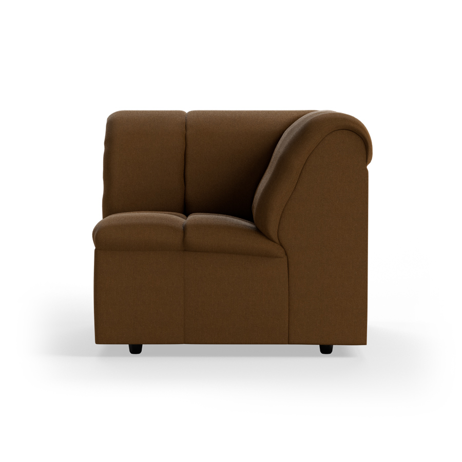 Wave couch: element corner, whisper, cassave