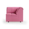 Wave couch: element corner, cotton, candy