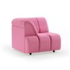 Wave couch: element left high arm, cotton, candy - Image 2