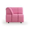 Wave couch: element left high arm, cotton, candy