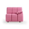 Wave couch: element right low arm, cotton, candy
