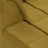 Wave couch: element left divan, royal velvet, thai curry - Image 3