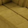 Wave couch: element right divan, royal velvet, thai curry - Image 3