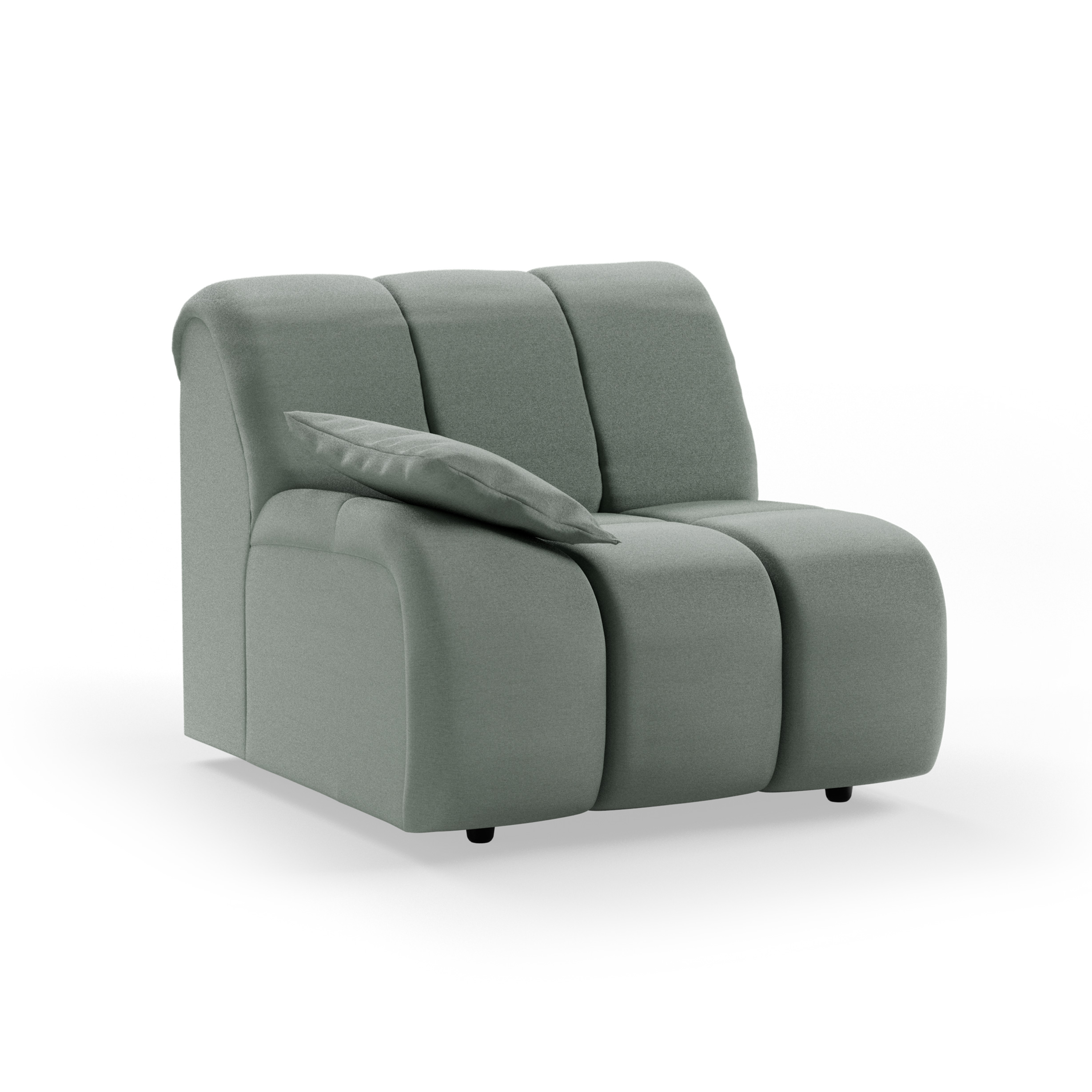 Wave couch: element left low arm, dallas, breeze - Image 2