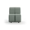 Wave couch: element middle small, dallas, breeze