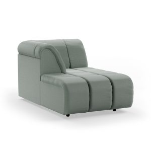 Alternative view of Wave couch: element left divan, dallas, breeze