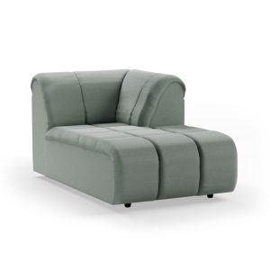 Alternative view of Wave couch: element right divan, dallas, breeze