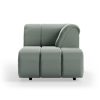 Wave couch: element right divan, dallas, breeze