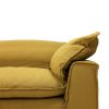 Nomad couch cover: 244cm, linen, burnt ochre - Image 3