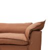 Nomad couch cover: 204cm, linen, dusty rose - Image 3