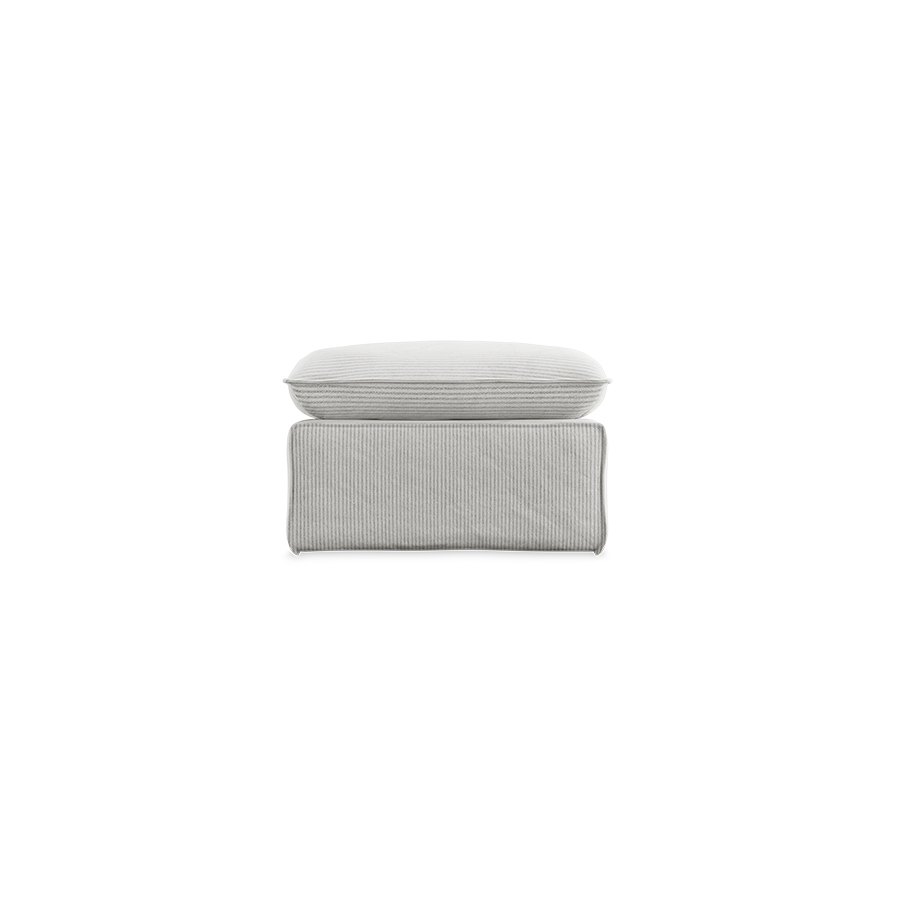 Nomad couch cover: hocker, corduroy rib, cream - Image 2
