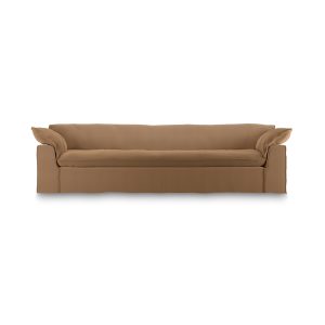 Alternative view of Nomad couch cover: 305cm, corduroy rib, brown