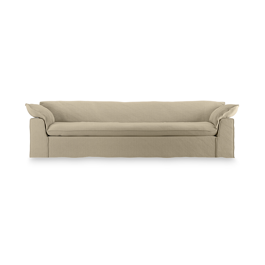 Nomad couch cover: 305cm, corduroy rib, hay - Image 2