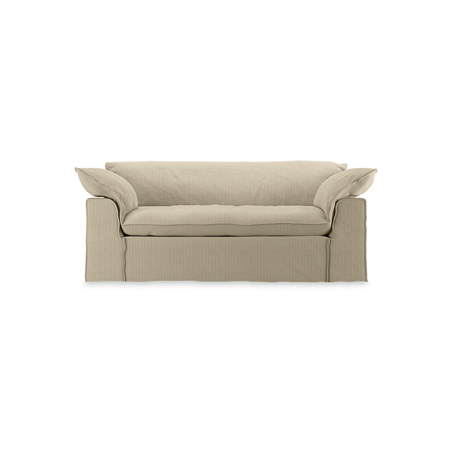Nomad couch cover: 204cm, corduroy rib, hay - Image 2