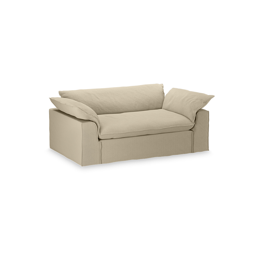 Nomad couch cover: 204cm, corduroy rib, hay - Image 3