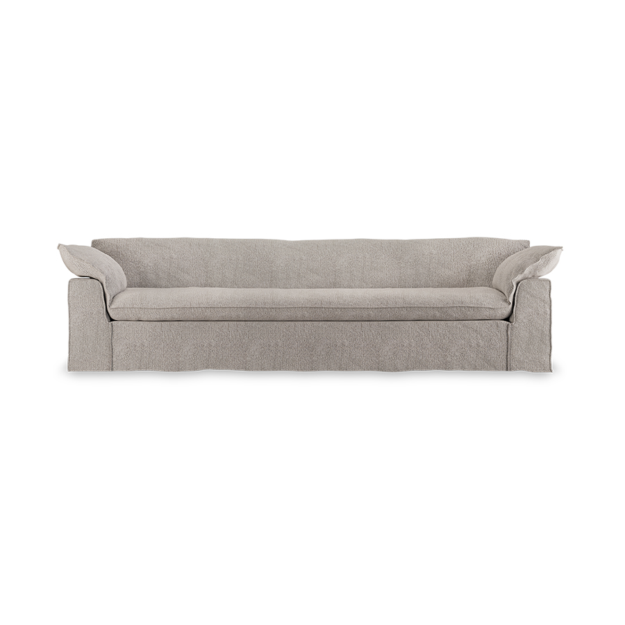 Nomad couch cover: 305cm, sneak, light grey - Image 2