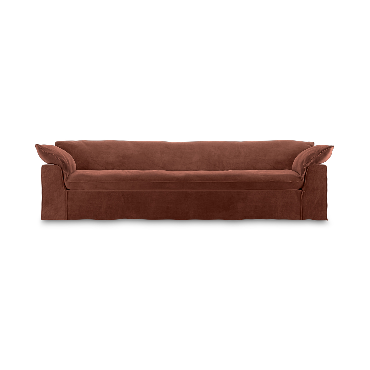 Nomad couch cover: 305cm, royal velvet, magnolia - Image 2