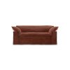 Nomad couch cover: 204cm, royal velvet, magnolia - Image 2