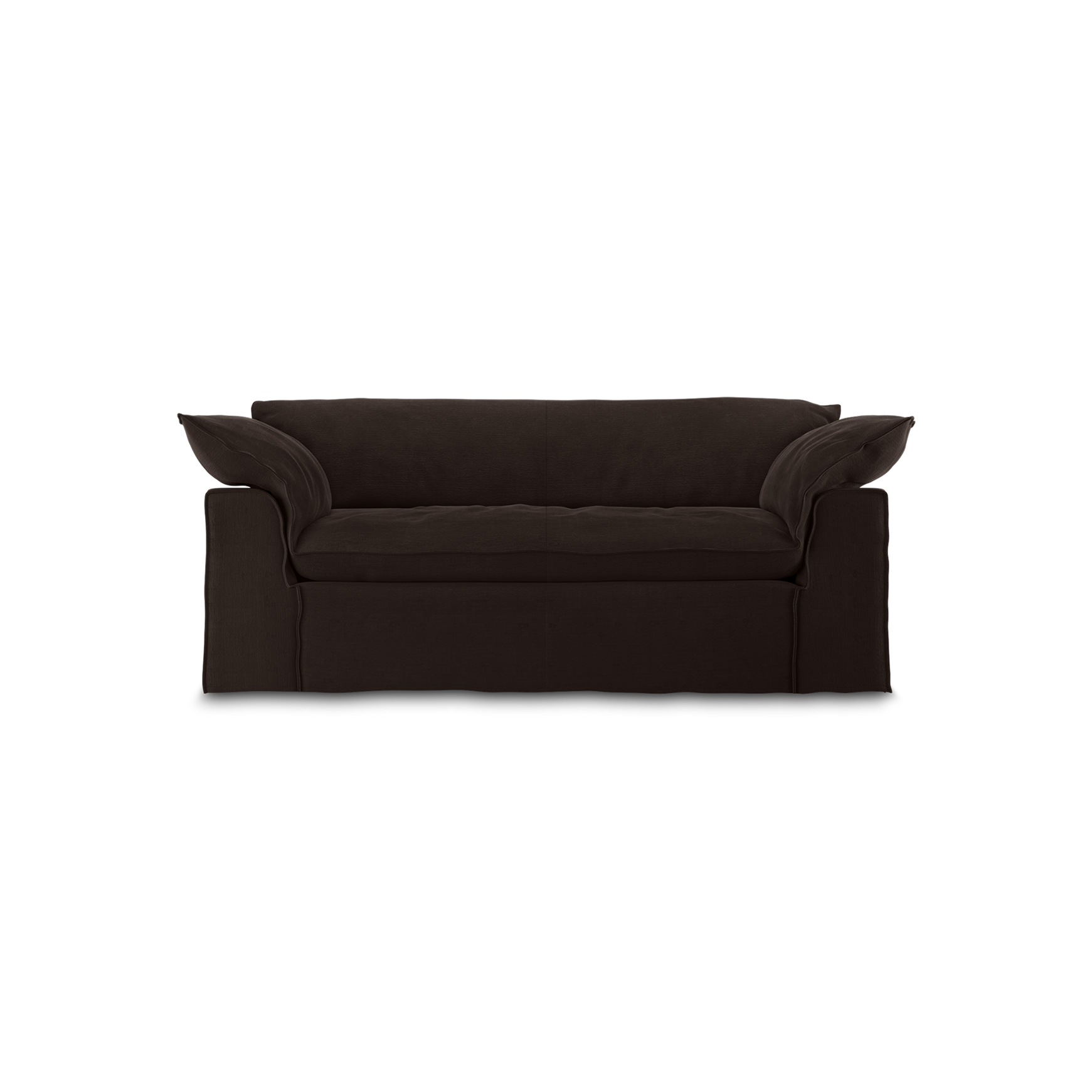 Nomad couch cover: 204cm, royal velvet, espresso - Image 2
