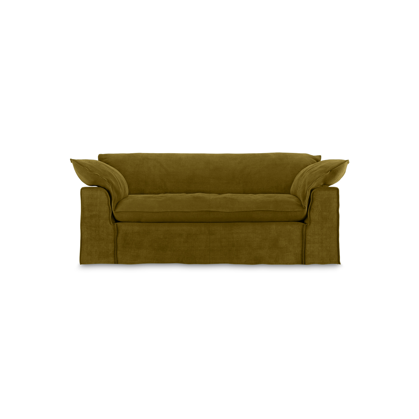 Nomad couch cover: 204cm, royal velvet, olive - Image 2