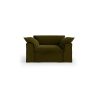 Nomad couch cover: loveseat, royal velvet, olive - Image 2