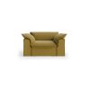 Nomad couch cover: loveseat, linen, burnt ochre - Image 2
