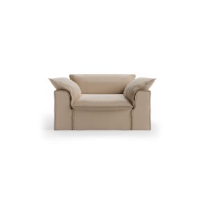 Alternative view of Nomad couch cover: loveseat, knotted, beige