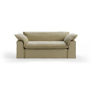 Alternative view of Nomad couch cover: 204cm, knotted, sage