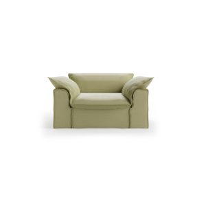 Alternative view of Nomad couch cover: loveseat, deco, sage