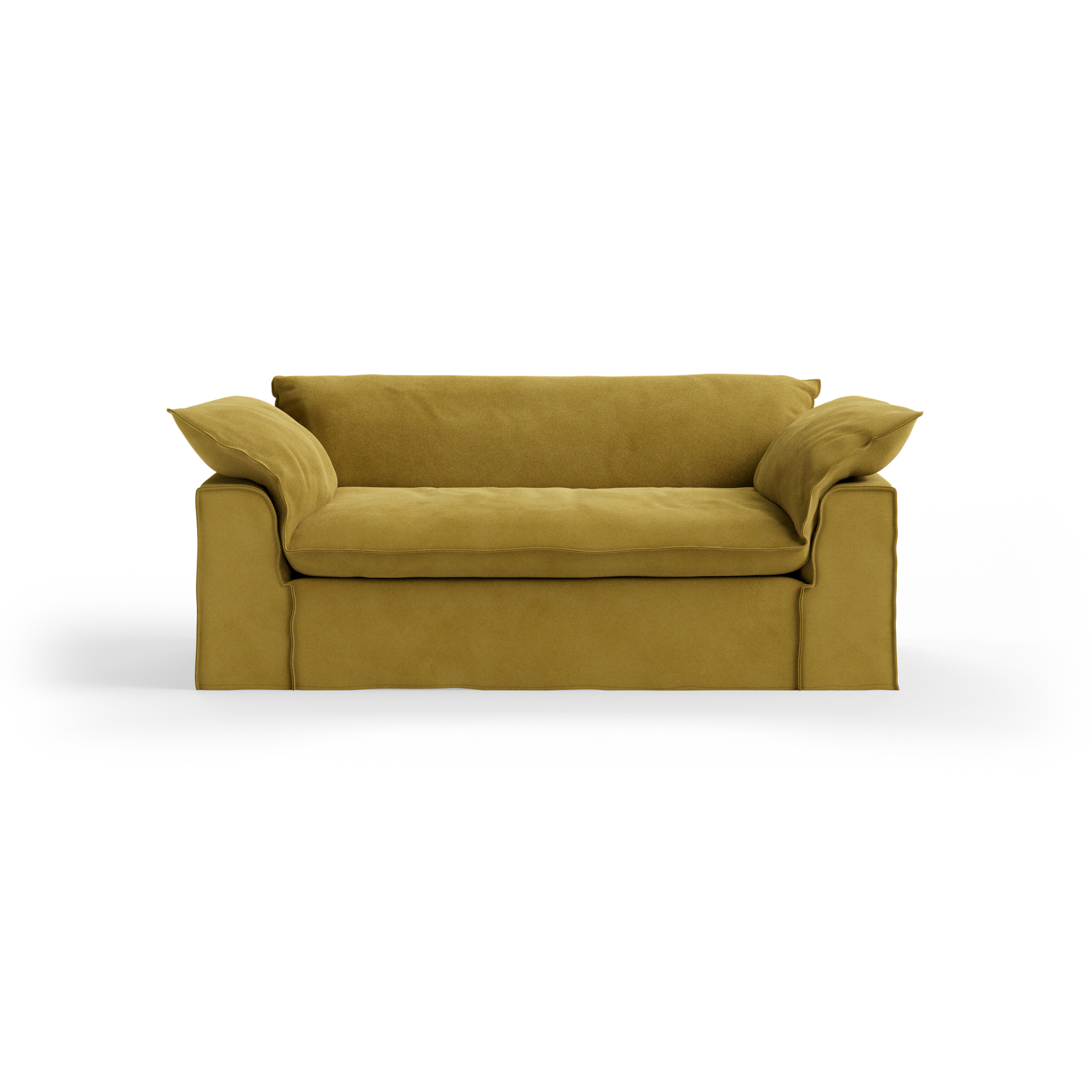 Nomad couch cover: 204cm, royal velvet, thai curry - Image 2