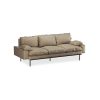 Retro sofa: 3-seats, pure, earth - Image 2