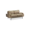 Retro sofa: 2-seats, pure, earth - Image 2