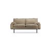 Retro sofa: 2-seats, pure, earth