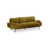 Retro sofa: 3-seats, royal velvet, olive - Image 2