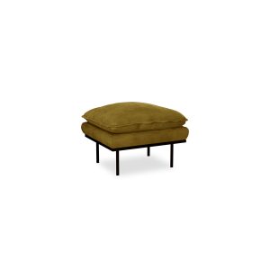 Alternative view of Retro sofa: hocker, royal velvet, olive