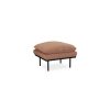 Retro sofa: hocker, linen, dusty rose - Image 2