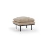 Retro sofa: hocker, knotted, beige - Image 2