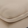 Retro sofa: hocker, knotted, beige - Image 3