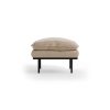 Retro sofa: hocker, knotted, beige