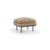 Retro sofa: hocker, knotted, sand - Image 2