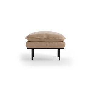 Retro sofa: hocker, knotted, sand