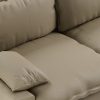 Retro sofa: 4-seats, deco, pebble - Image 3