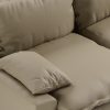 Retro sofa: 2-seats, deco, pebble - Image 3