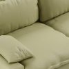 Retro sofa: 4-seats, deco, sage - Image 3