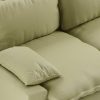 Retro sofa: 3-seats, deco, sage - Image 3