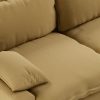 Retro sofa: 4-seats, cocoon, beige - Image 3