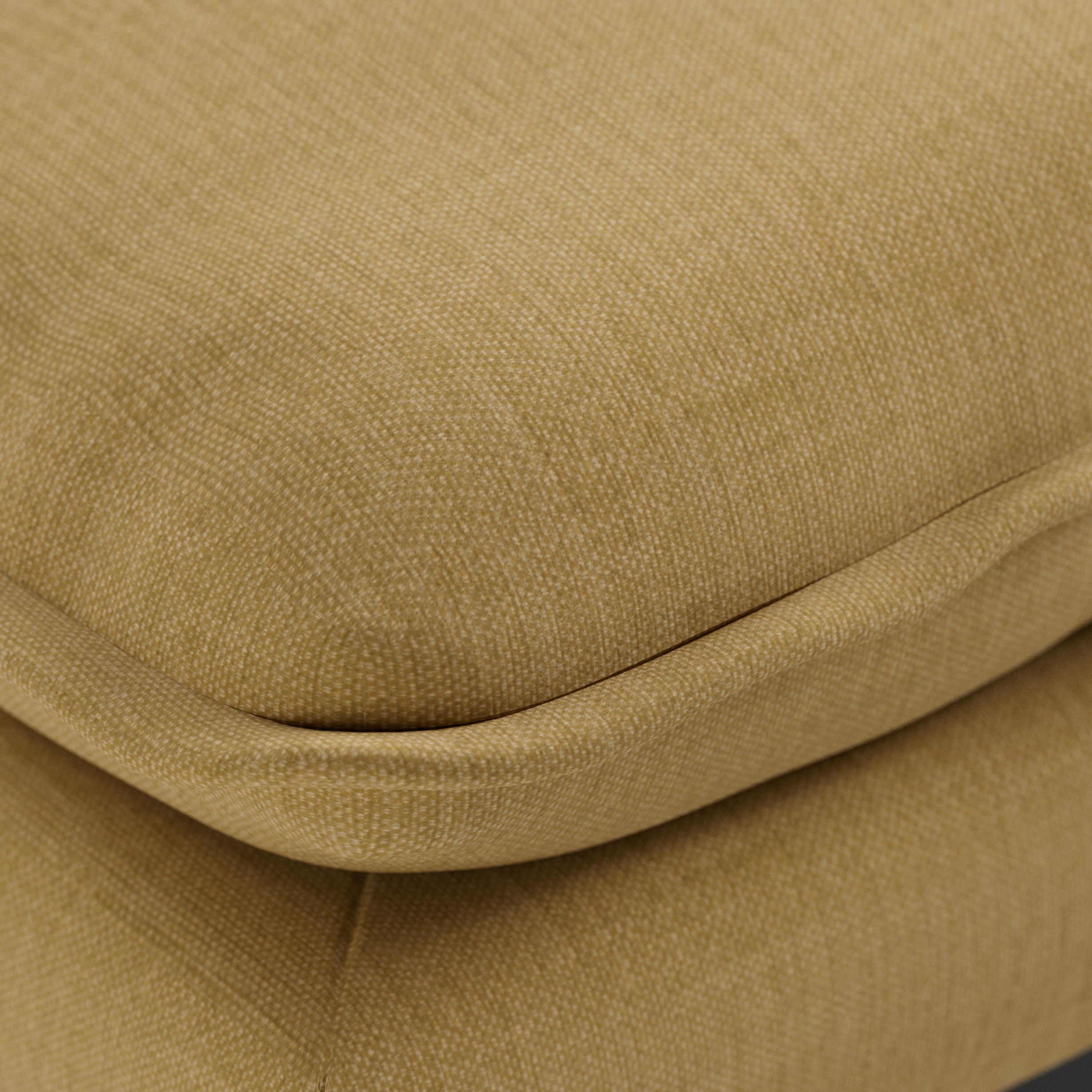 Retro sofa: hocker, cocoon, beige - Image 3