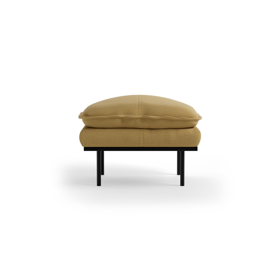 Retro sofa: hocker, cocoon, beige