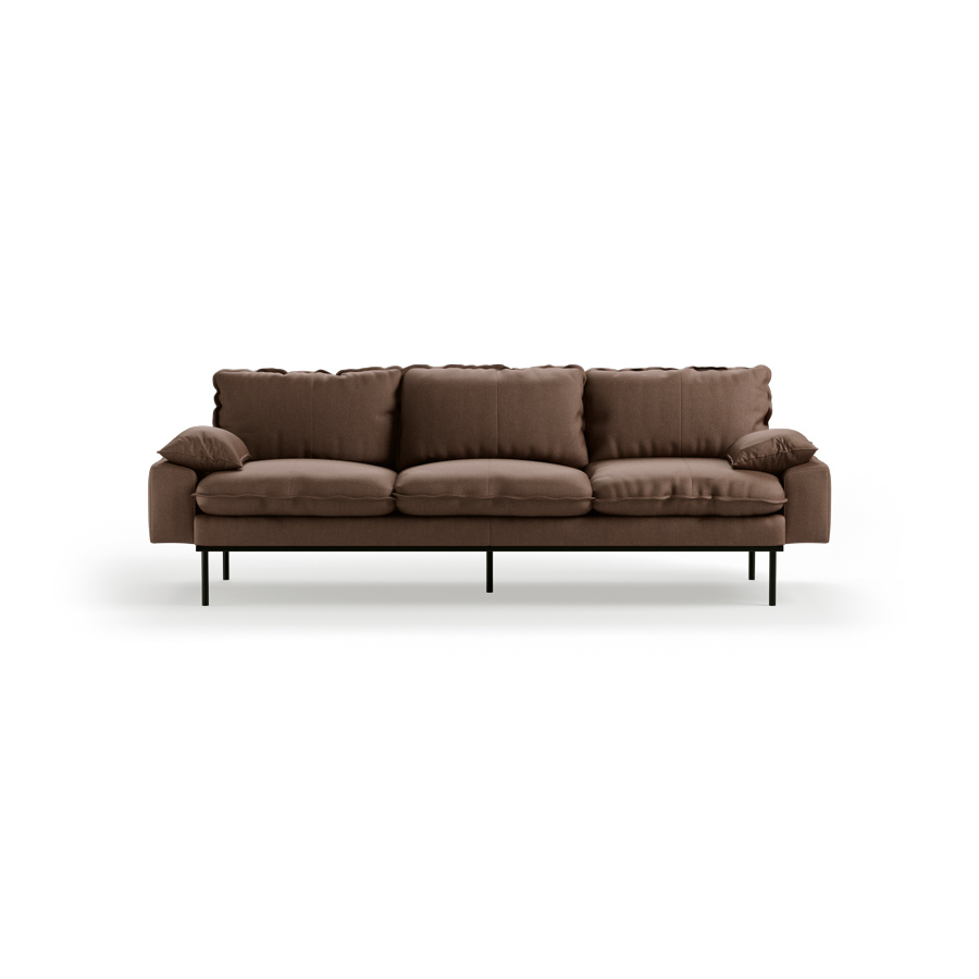 Retro sofa: 4-seats, whisper, quicksand