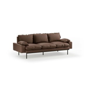 Alternative view of Retro sofa: 3-seats, whisper, quicksand